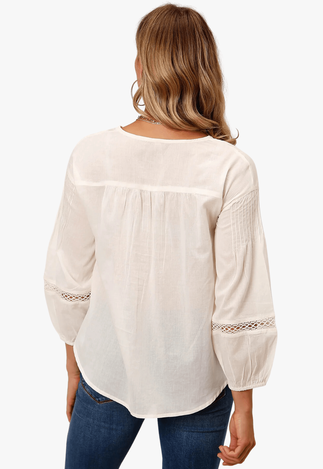 Roper CLOTHING-Womens Dress Tops / Shirts Roper Womens Studio West Collection Blouse