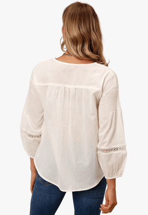 Roper CLOTHING-Womens Dress Tops / Shirts Roper Womens Studio West Collection Blouse