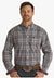 Rough Stock CLOTHING-Mens Long Sleeve Shirts Rough Stock Mens Plaid Button Down Long Sleeve Shirt