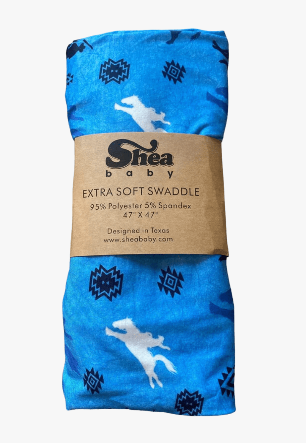 Shea Baby CLOTHING-Infants Blue Shea Baby Farmer Swaddle