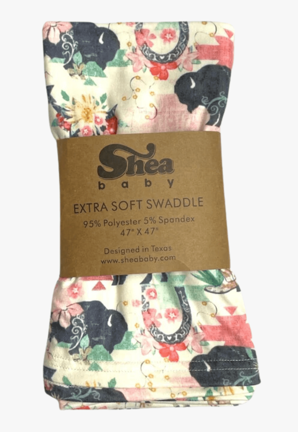 Shea Baby CLOTHING-Infants Multi Shea Baby Wild Buffalo Swaddle
