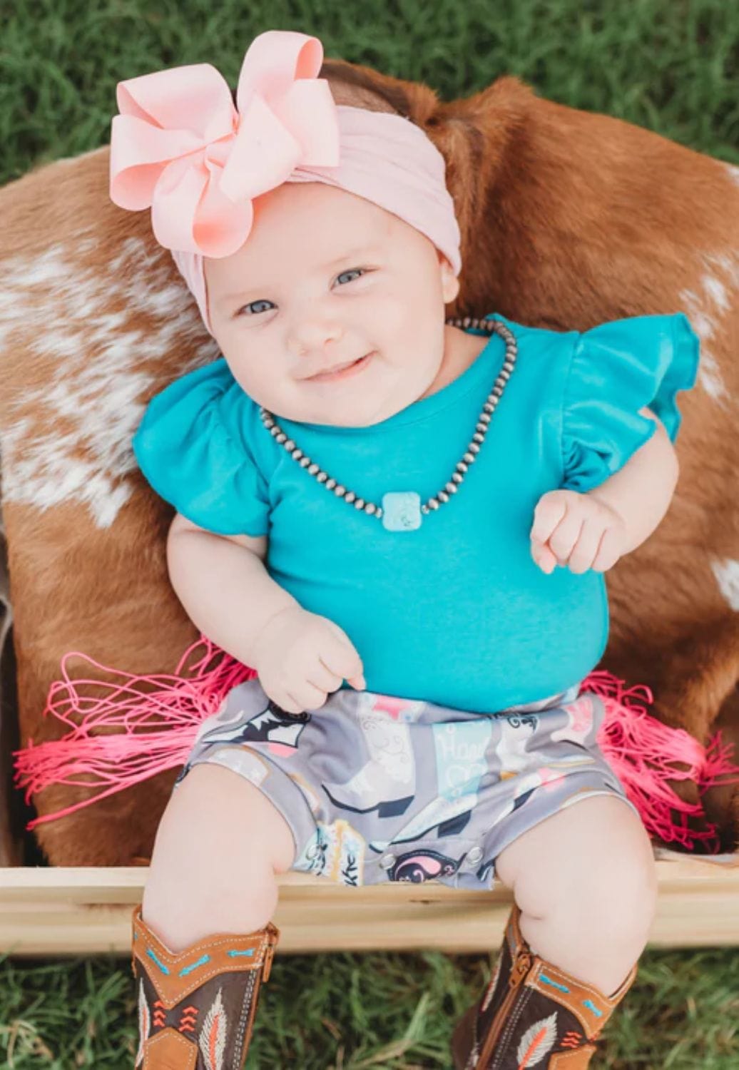 Shea Baby CLOTHING-Infants Shea Baby Boot Print Bummers