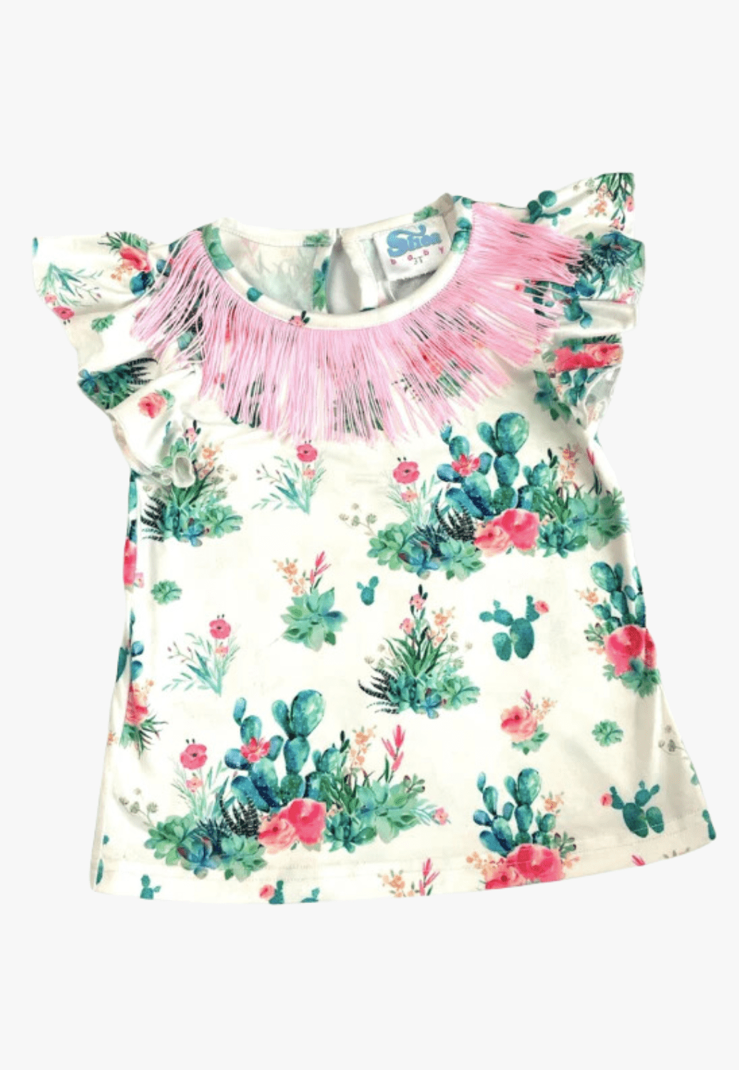 Shea Baby CLOTHING-Infants Shea Baby Cactus Fringe Shirt