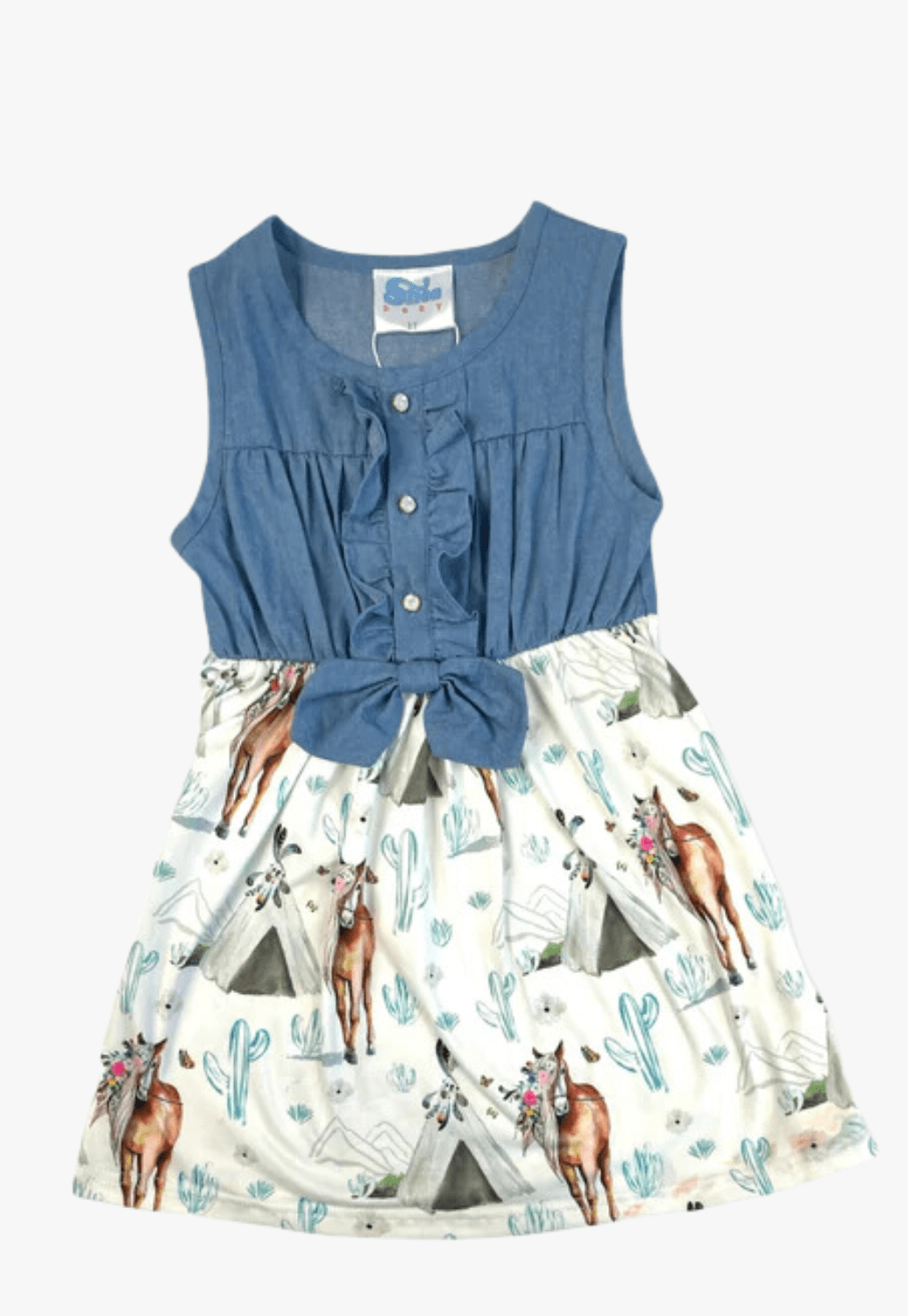 Shea Baby CLOTHING-Infants Shea baby Denim & Indian Dress