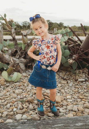 Shea Baby CLOTHING-Infants Shea Baby Denim Skirt