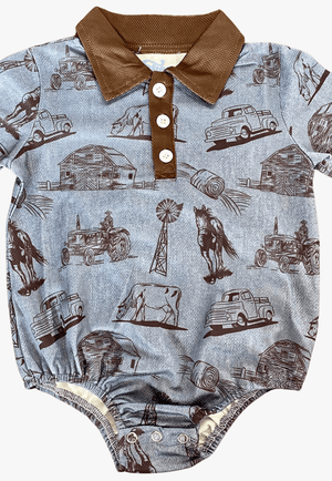 Shea Baby CLOTHING-Infants Shea Baby Farm Onesie