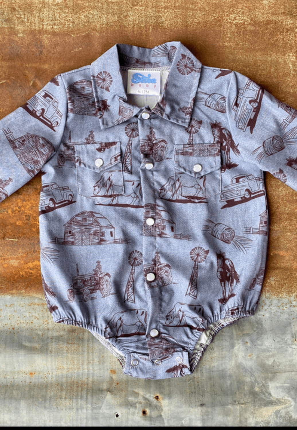 Shea Baby CLOTHING-Infants Shea Baby Farm Onesie