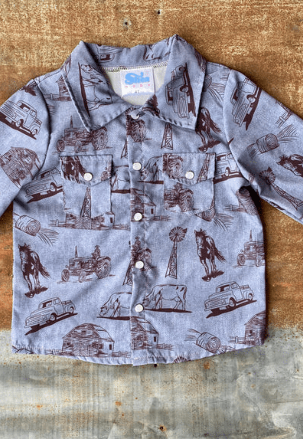 Shea Baby CLOTHING-Infants Shea Baby Farm shirt