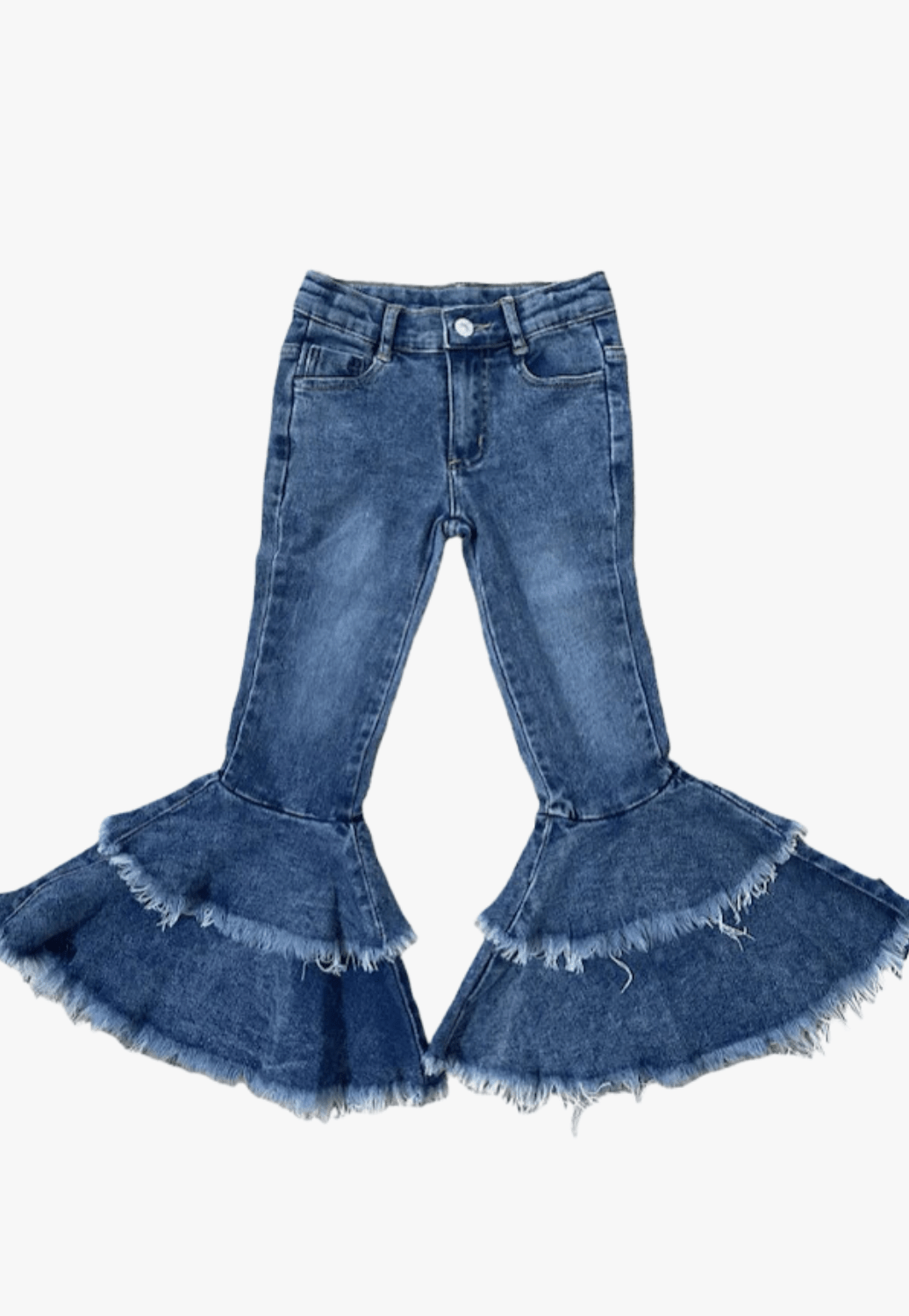 Shea Baby CLOTHING-Infants Shea Baby Ruffle Bell Bottom Jean