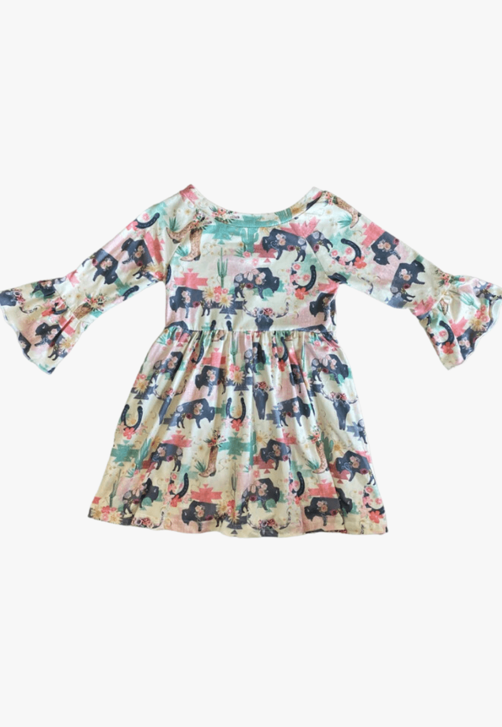 Shea Baby CLOTHING-Infants Shea Baby Wild Buffalo Dress