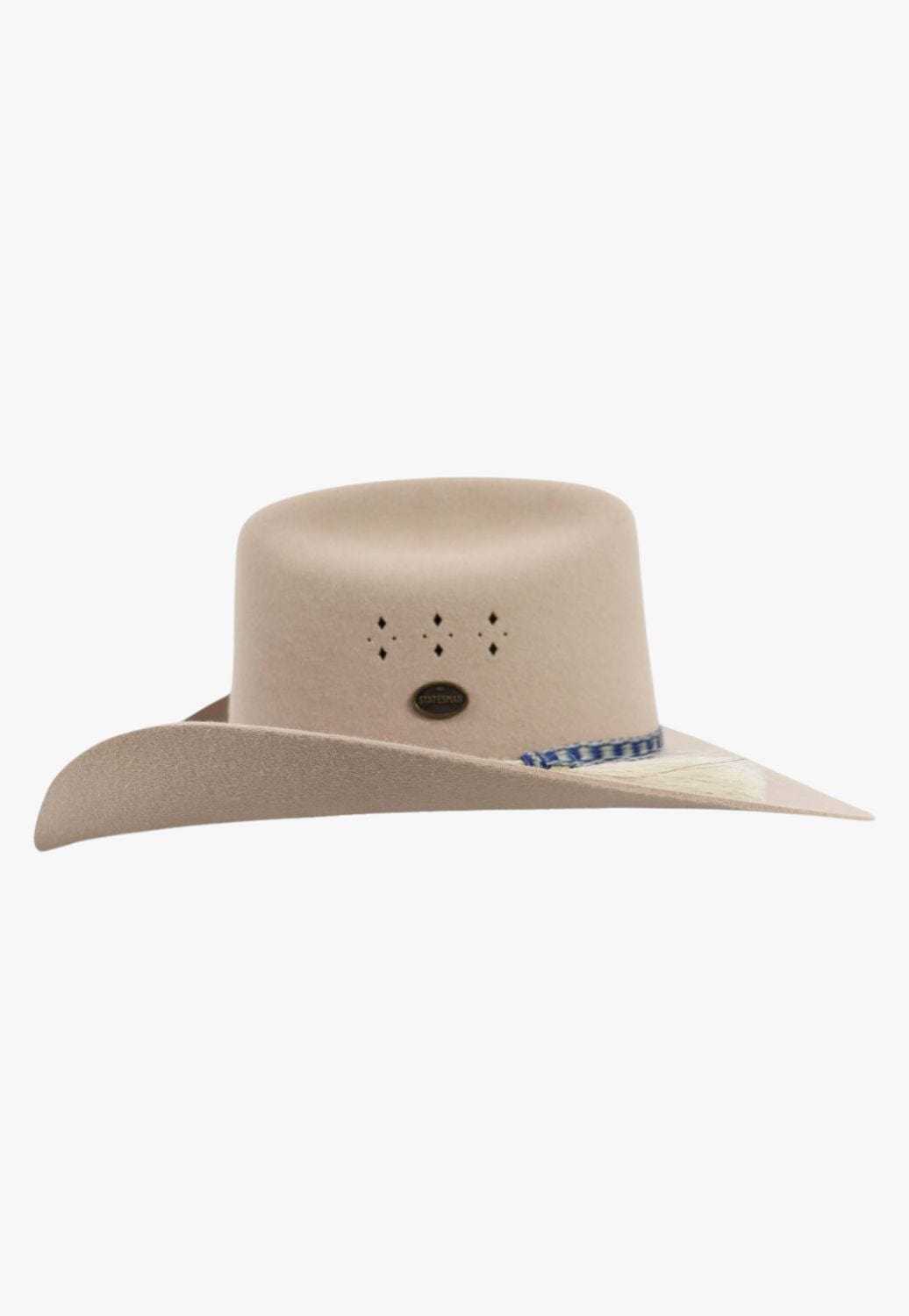 Statesman HATS - Felt Statesman Great Divide Fur Light Cream