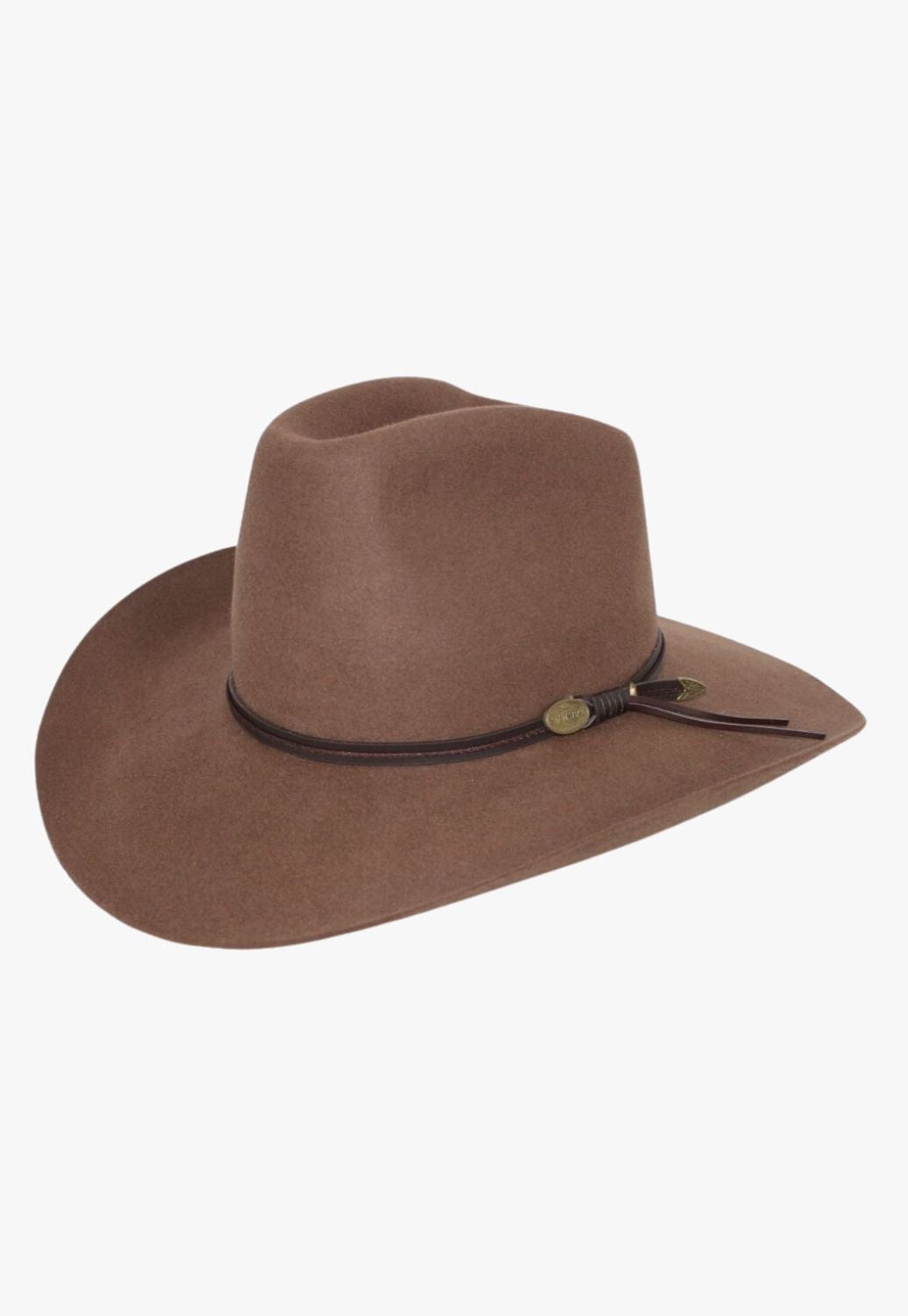 Statesman HATS - Felt Statesman Wetherby Fur Light Brown