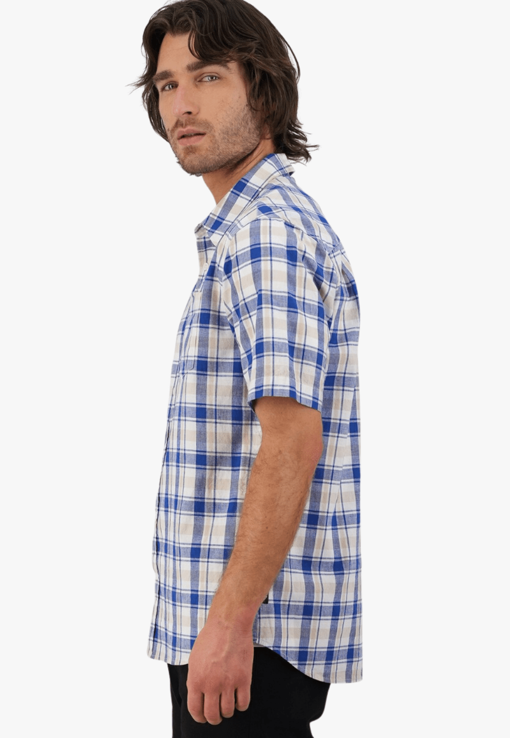 Swanndri CLOTHING-Mens Short Sleeve Shirts Swanndri Mens Coleridge Short Sleeve Shirt