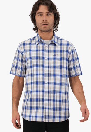 Swanndri CLOTHING-Mens Short Sleeve Shirts Swanndri Mens Coleridge Short Sleeve Shirt