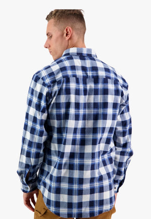Swanndri CLOTHING-MensWinterTops Swanndri Mens Egmont Closed Front Flannelette Shirt Twin Pack