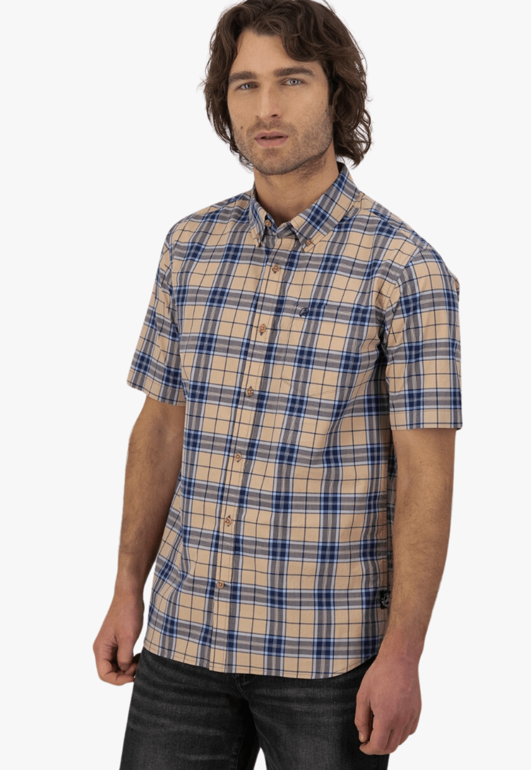 Swanndri CLOTHING-Mens Short Sleeve Shirts Swanndri Mens Grendon Short Sleeve Shirt