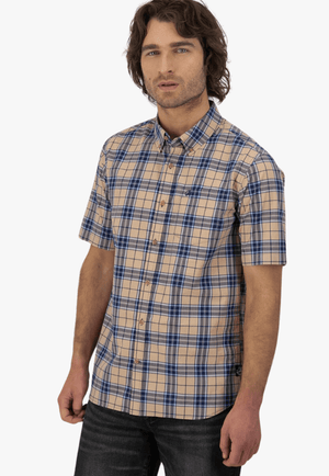 Swanndri CLOTHING-Mens Short Sleeve Shirts Swanndri Mens Grendon Short Sleeve Shirt