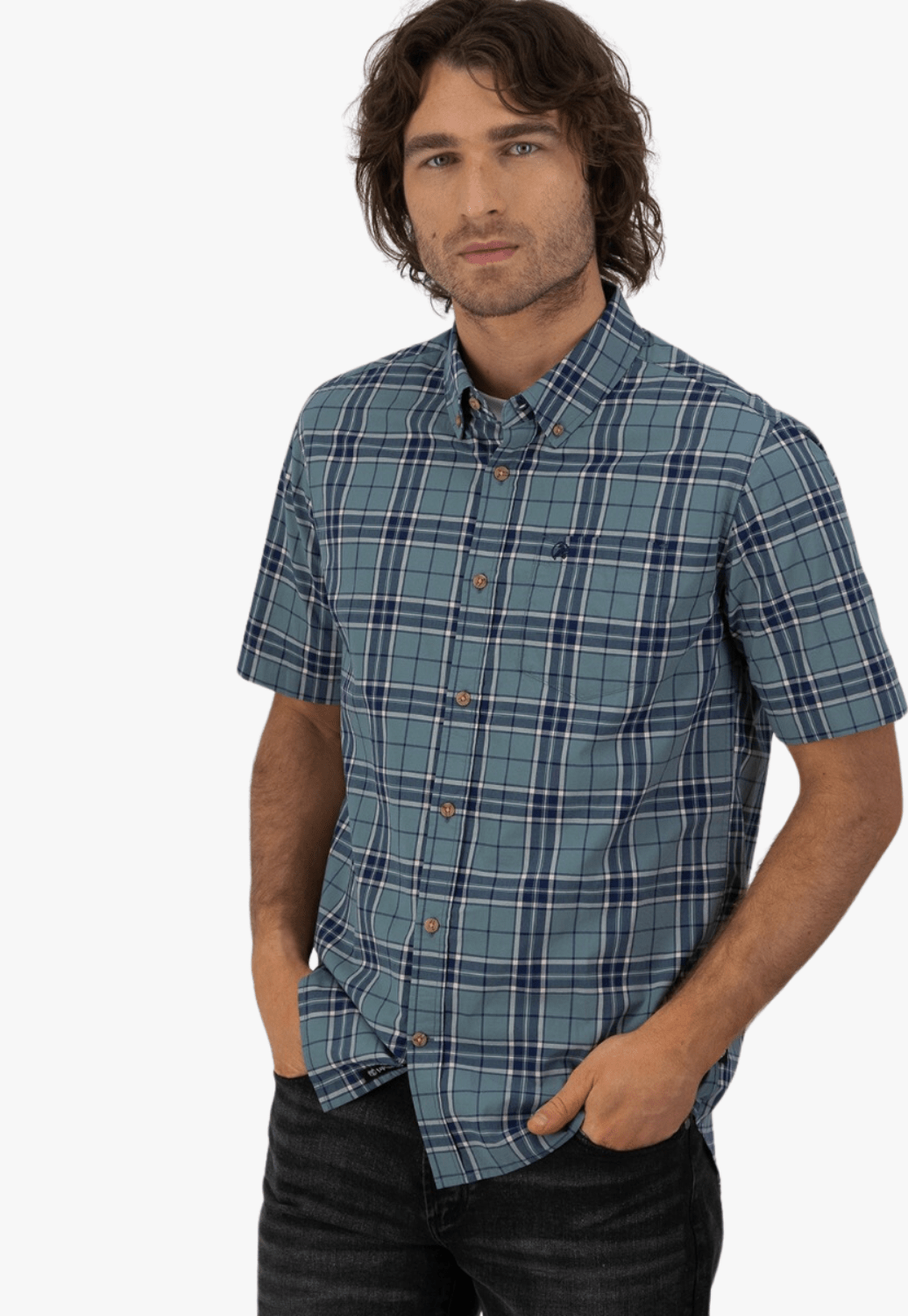 Swanndri CLOTHING-Mens Short Sleeve Shirts Swanndri Mens Grendon Short Sleeve Shirt