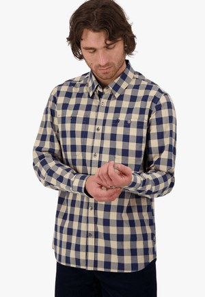 Swanndri CLOTHING-Mens Long Sleeve Shirts Swanndri Mens Matarangi Long Sleeve Shirt