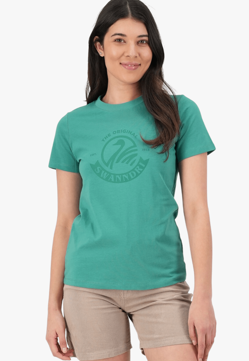 Swanndri CLOTHING-WomensT-Shirts Swanndri Womens Original V2 Print T-Shirt