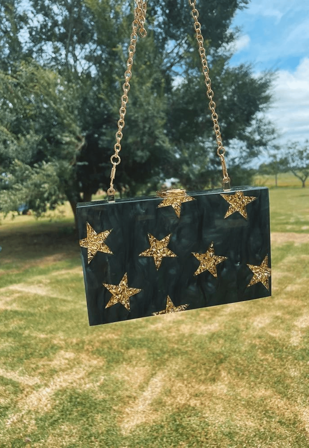 Treasure Chest Co. ACCESSORIES-Jewellery Black Treasure Chest Co Constellation Bag