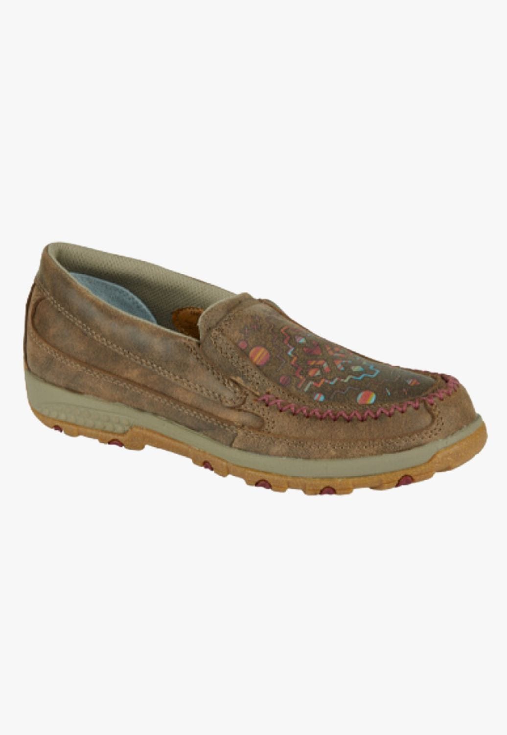 Twisted X FOOTWEAR - Womens Casual Twisted X Womens Aztec Cellstretch Slip On Moc