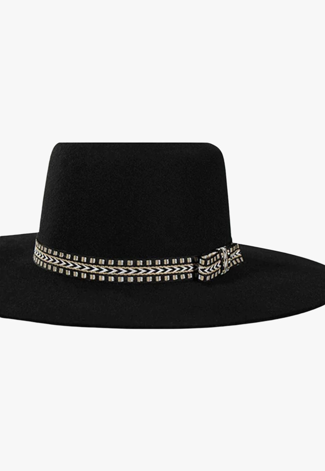 Twister ACCESSORIES-Hat Bands Black Twister Arrow Pattern Stretch Hatband