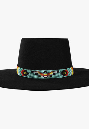 Twister ACCESSORIES-Hat Bands Multi Twister Arrow Beaded Hatband