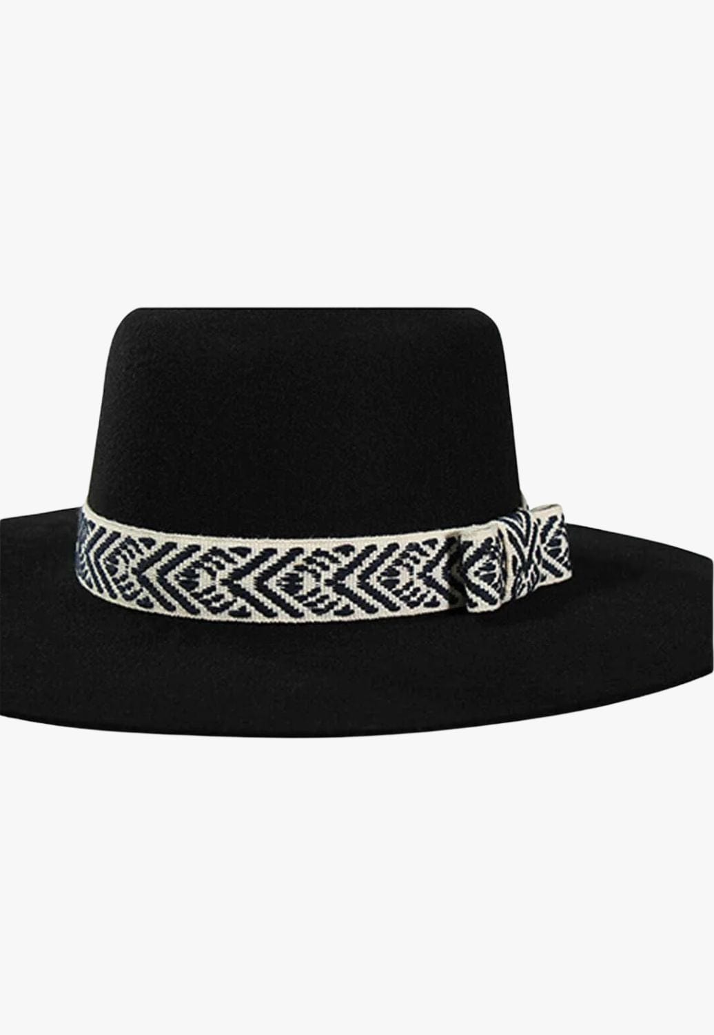 Twister ACCESSORIES-Hat Bands Navy/White Twister Arrow Pattern Stretch Hatband