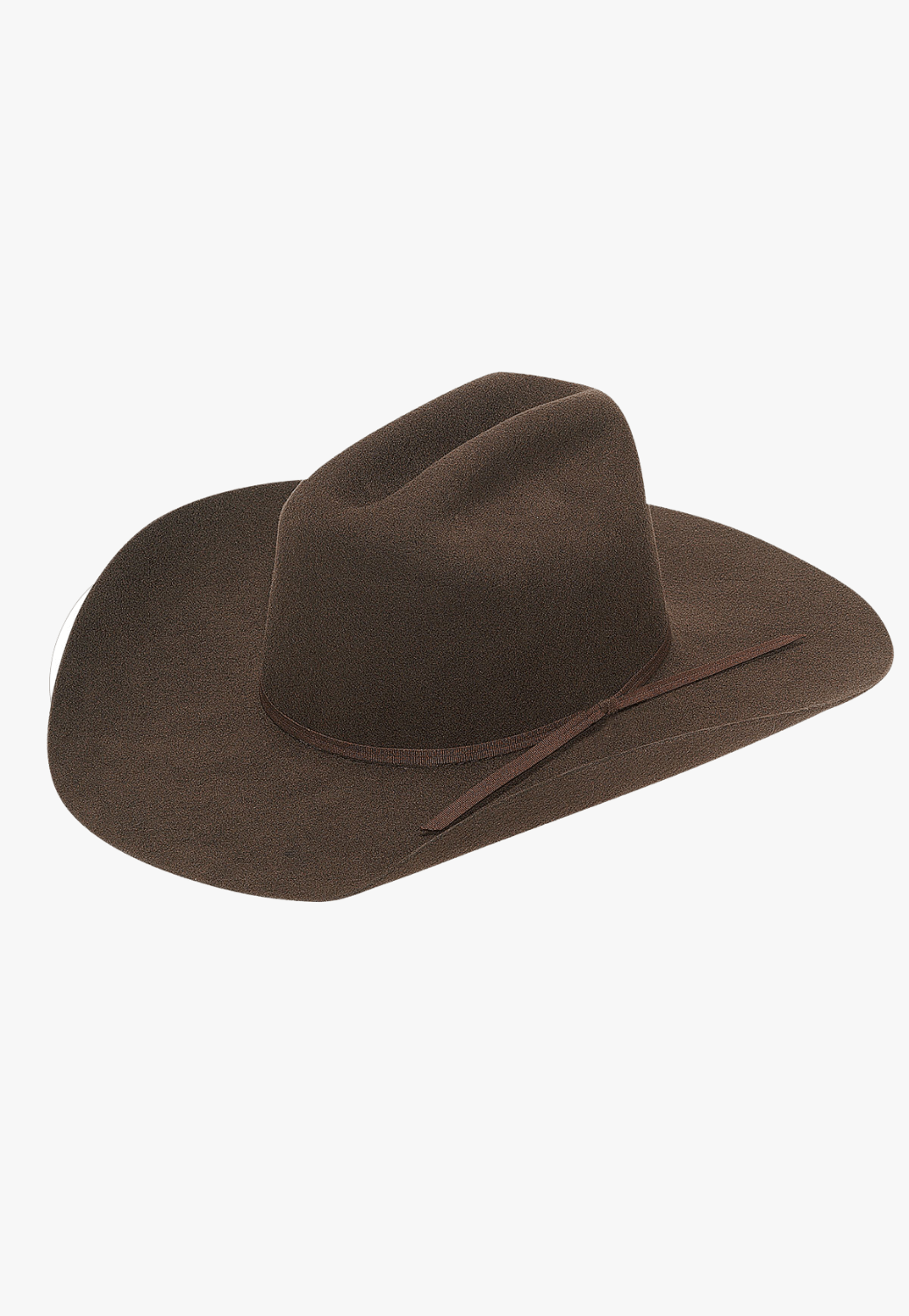 Twister Chocolate Brown Rancher Twister Animal Print Leather Band Rancher Hat – Animo Hat  main image 4