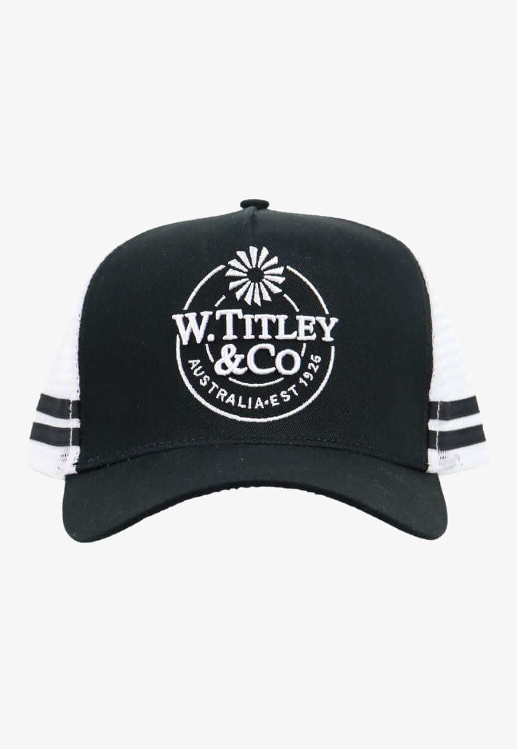 W. Titley and Co HATS - Caps Black/White W. Titley & Co Trucker Cap