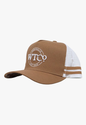 W. Titley and Co HATS - Caps Brown/White W. Titley & Co Trucker Cap