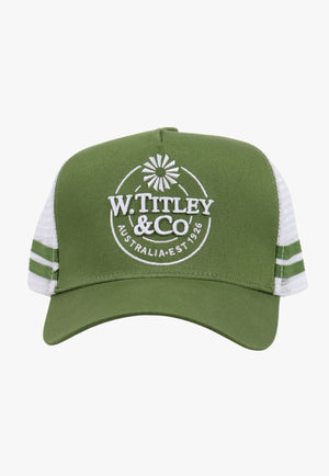 W. Titley and Co HATS - Caps Khaki/White W. Titley & Co Trucker Cap