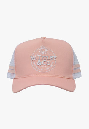 W. Titley and Co HATS - Caps Pink/White W. Titley & Co Trucker Cap