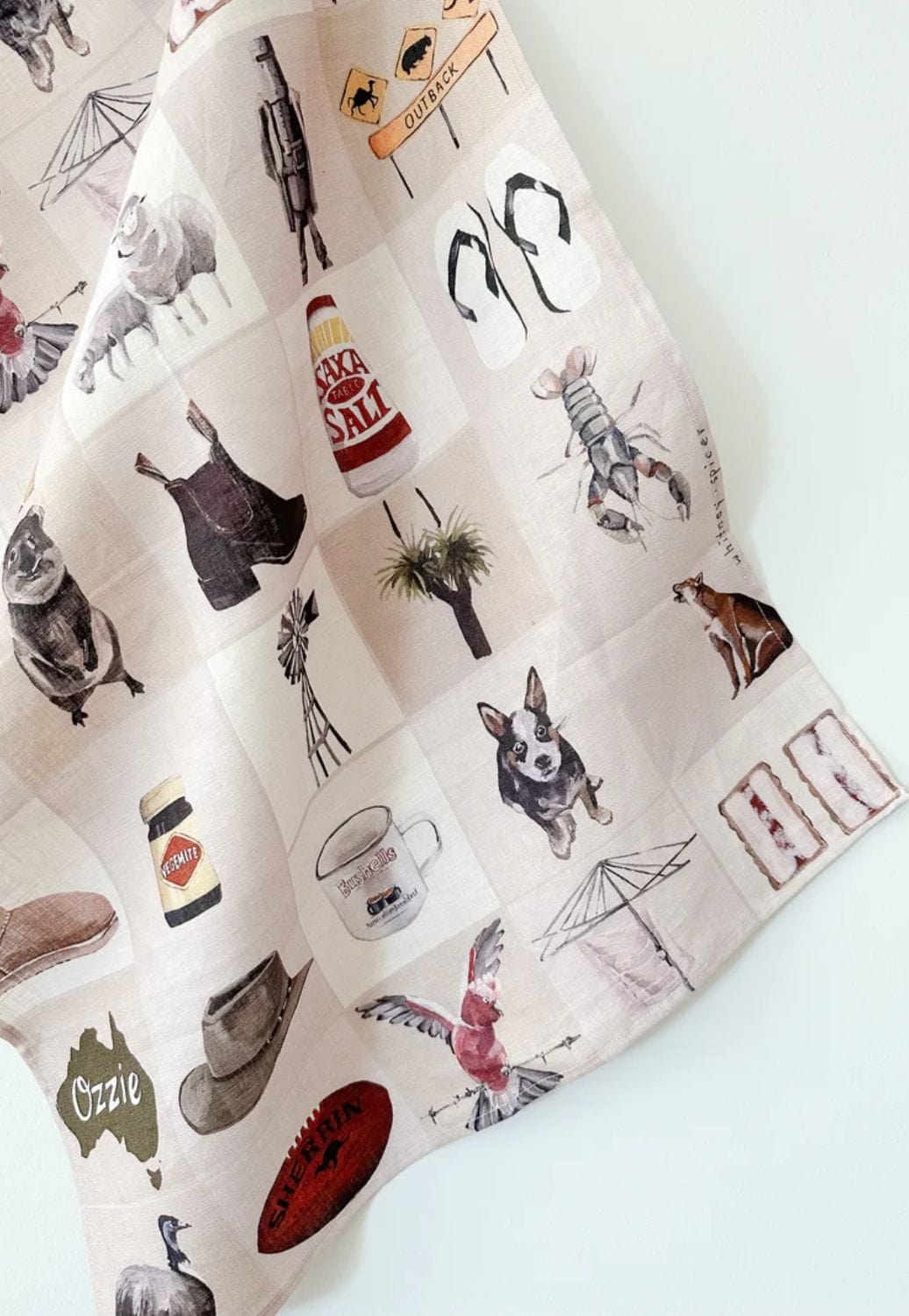 Whitney Spicer Homewares - General Multi Whitney Spicer Ozzie Tea Towel