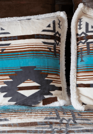 Wrangler Homewares - General King / Multi Wrangler Lone Mountain Sherpa Bedding Set