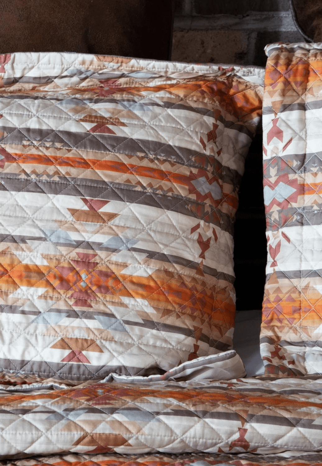 Wrangler Homewares - General King Wrangler Amarillo Sunset Southwestern Quilt Set