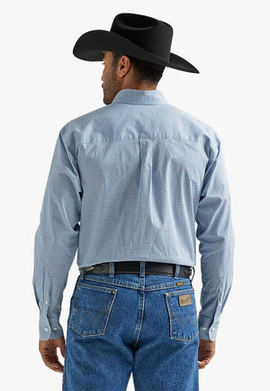 Wrangler CLOTHING-Mens Long Sleeve Shirts Wrangler Mens George Strait Long Sleeve Shirt