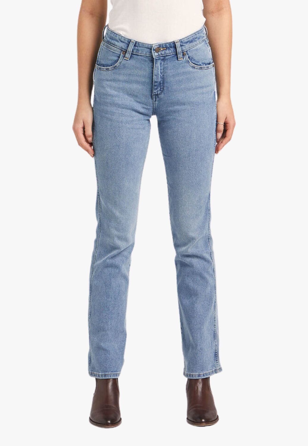 Wrangler CLOTHING-Womens Jeans Wrangler Womens Classics Mid Waist Bootcut Jean