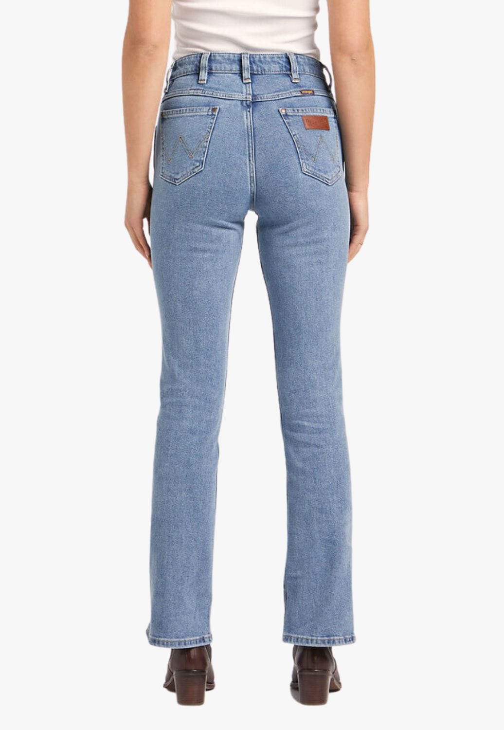 Wrangler CLOTHING-Womens Jeans Wrangler Womens Classics Mid Waist Bootcut Jean