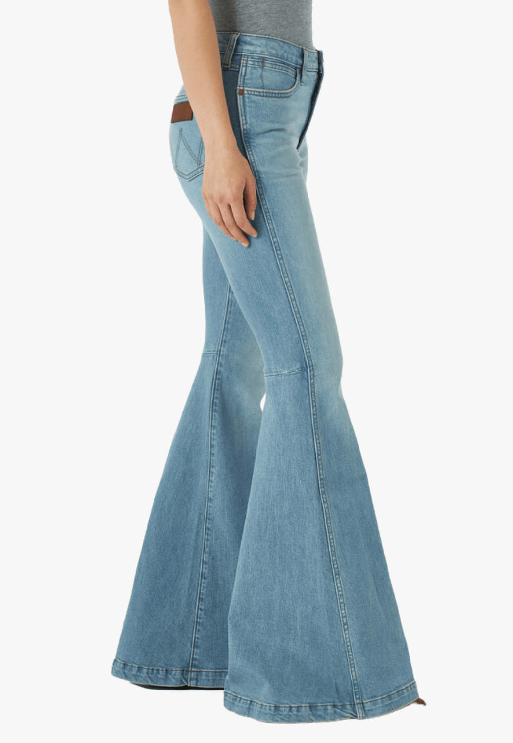 Wrangler CLOTHING-Womens Jeans Wrangler Womens Helen High Rise Trumpet Flare Jean