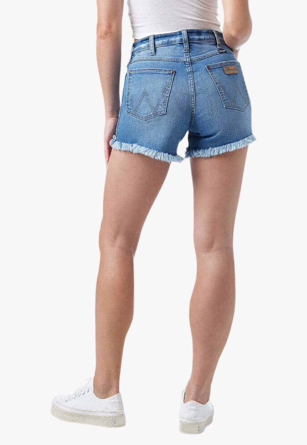 Wrangler CLOTHING-Womens Shorts Wrangler Womens High Rise Shorts