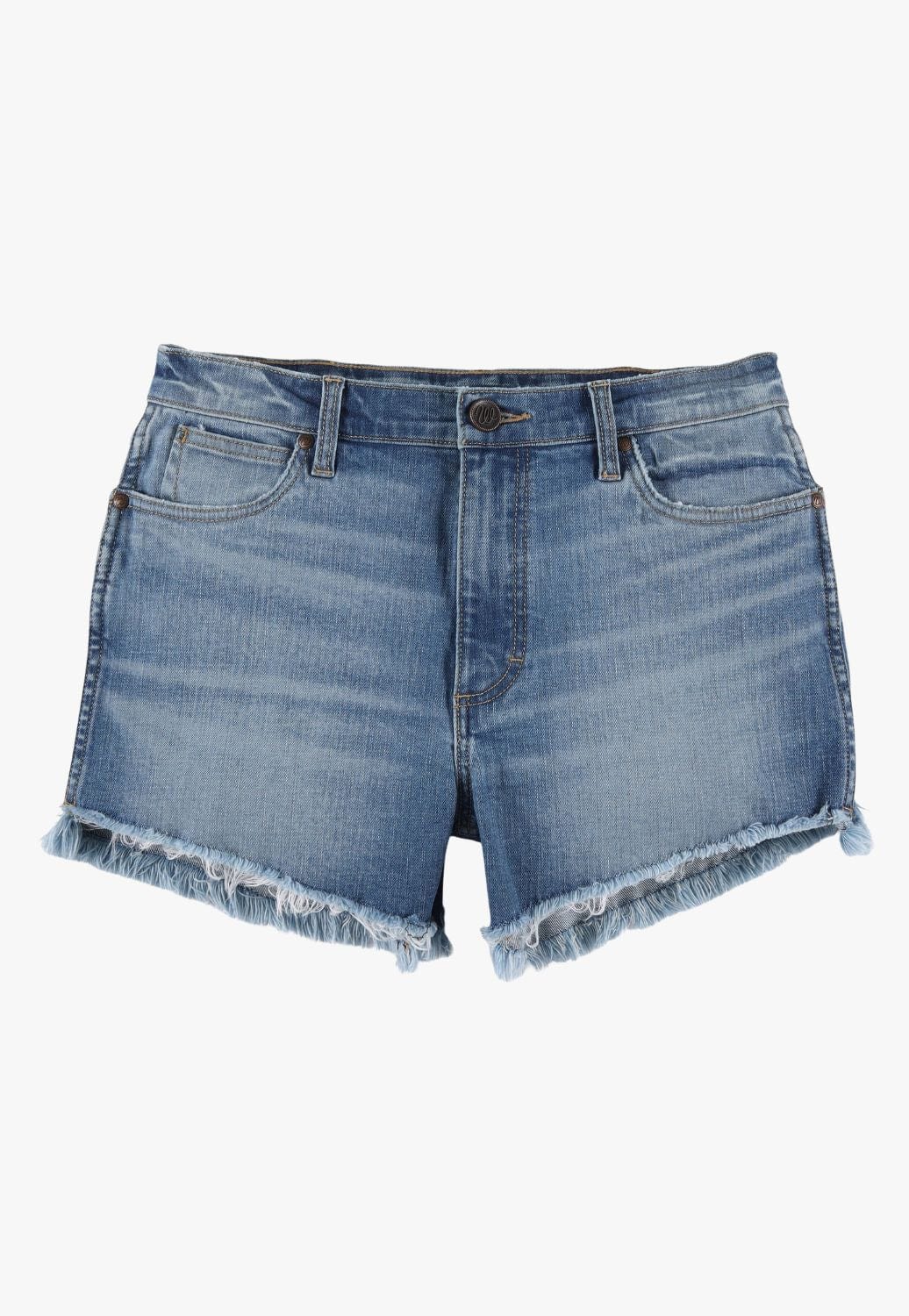 Wrangler CLOTHING-Womens Shorts Wrangler Womens High Rise Shorts