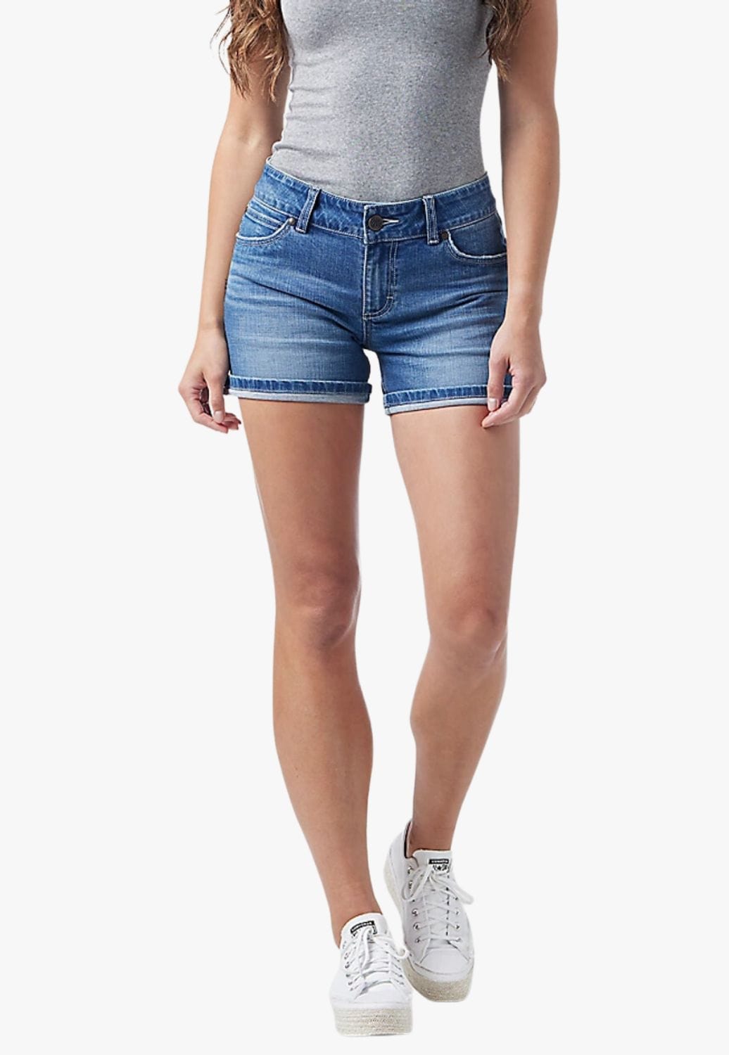 Wrangler CLOTHING-Womens Shorts Wrangler Womens High Rise Shorts