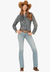 Wrangler CLOTHING-Womens Jeans Wrangler Womens Madelyn Mid Rise Boot Cut Jean