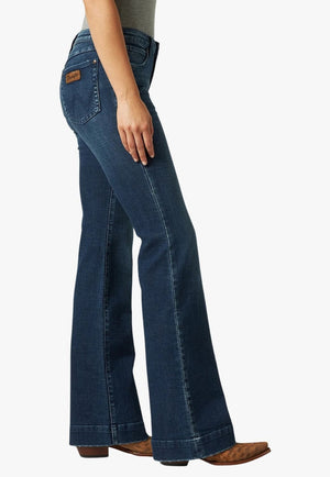 Wrangler CLOTHING-Womens Jeans Wrangler Womens Retro Wide Leg Trouser Jean