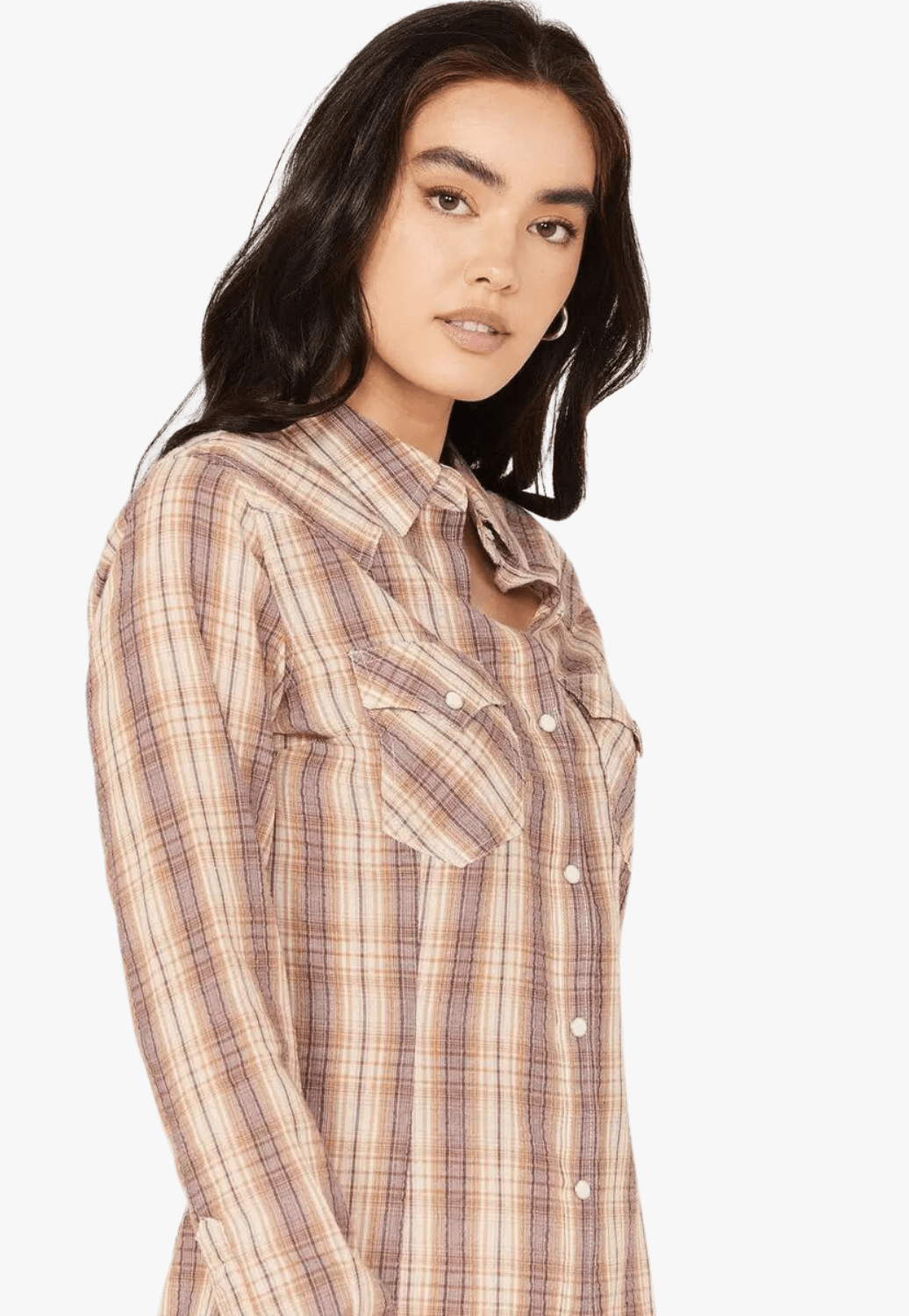 Wrangler CLOTHING-Womens Long Sleeve Shirts Wrangler Womens Western Snap Long Sleeve Shirt