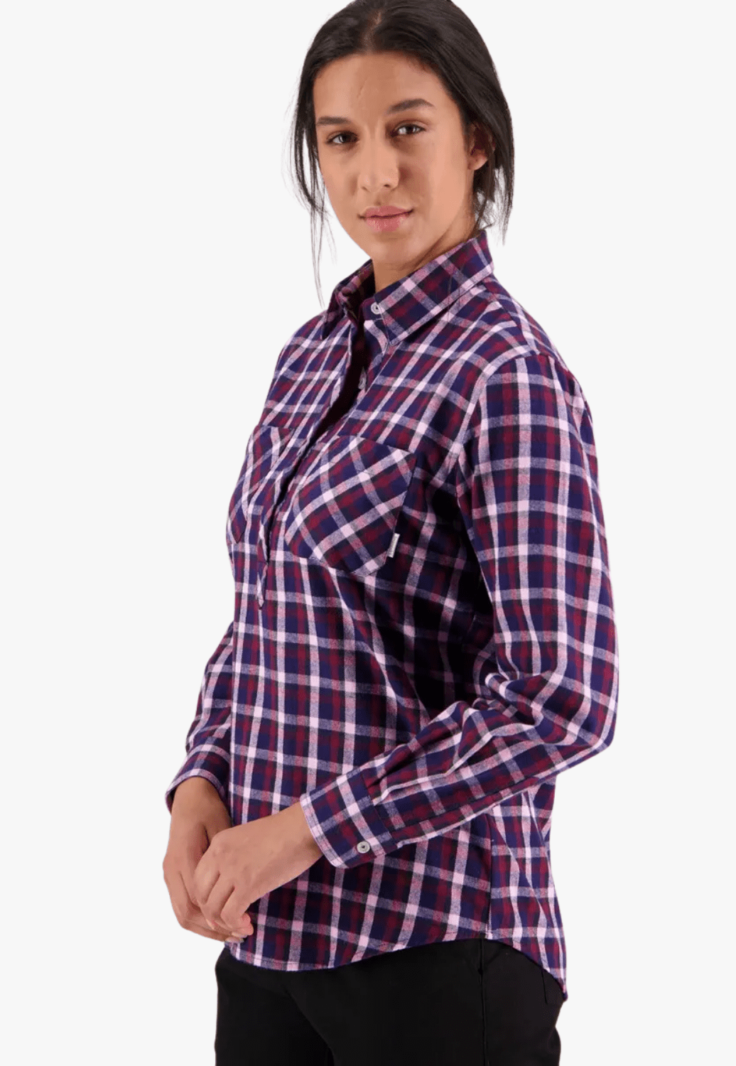 Swanndri CLOTHING-Womens Long Sleeve Shirts Swanndri Womens Barn Shirt
