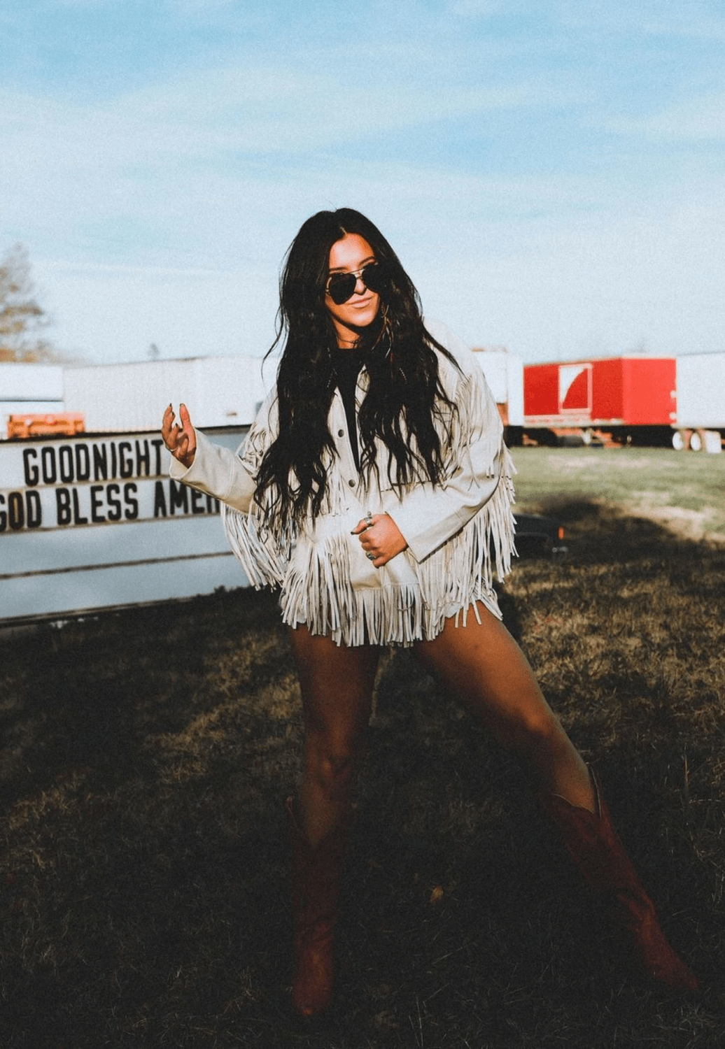 American Bonfire Co. ACCESSORIES-Sunglasses Black American Bonfire Co. Jaden Aviator Sunglasses