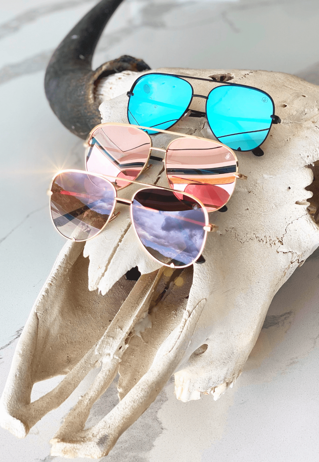 American Bonfire Co. ACCESSORIES-Sunglasses Black American Bonfire Co. Jaden Aviator Sunglasses